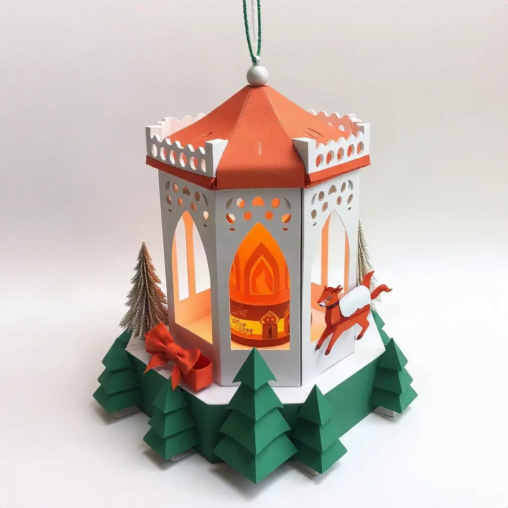 Barevný papír a nástroje pro tvoření – nůžky, lepidlo a origami jeřábi na bílém stole