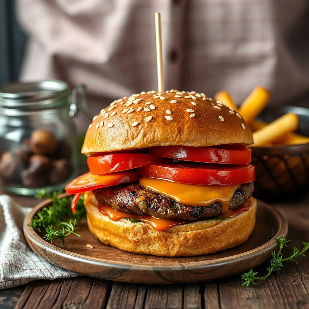 Domácí burger: Tajemství dokonalého receptu