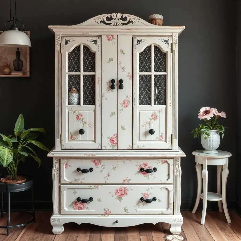Flat lay s materiály pro DIY a ruční práce – barvy, štětce, macramé a decoupage
