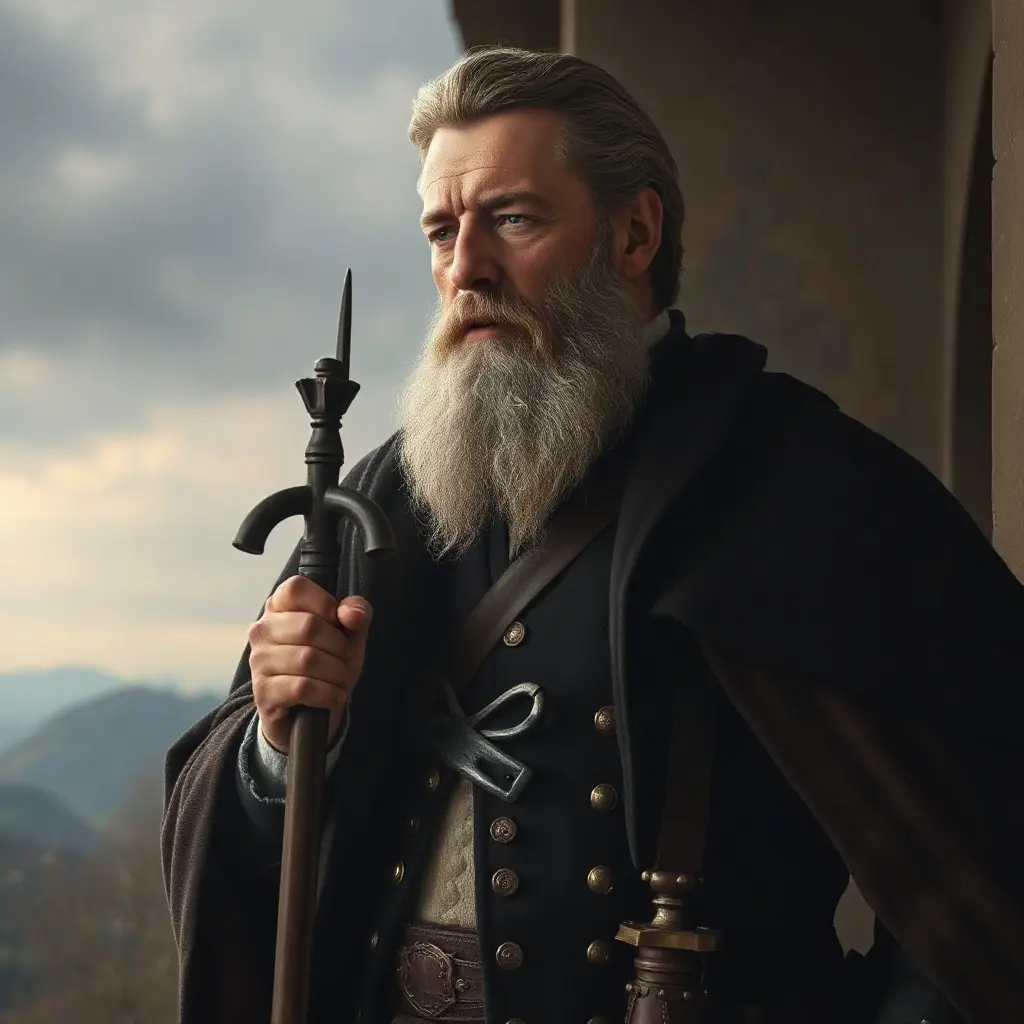 Herec Pavel Nečas na divadelním jevišti v dramatické roli