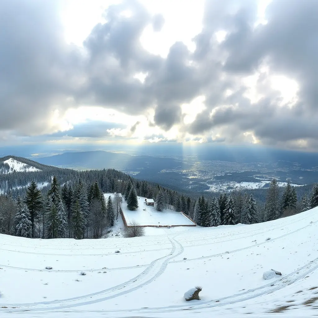 Letní bouřka nad Beskydy u Frýdlantu nad Ostravicí