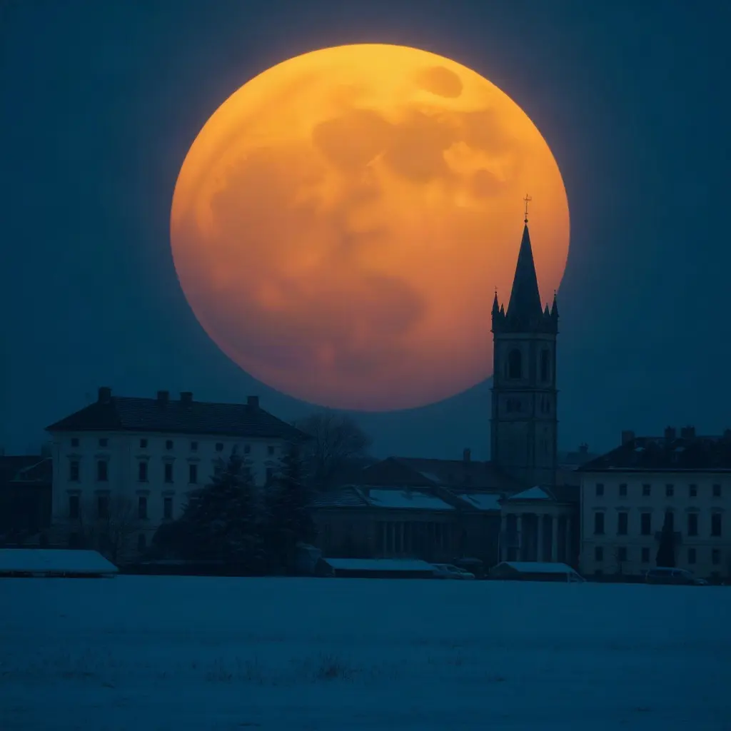 Lunární kalendář pro dům a zahradu položený na zahradním stole s nářadím a rostlinami