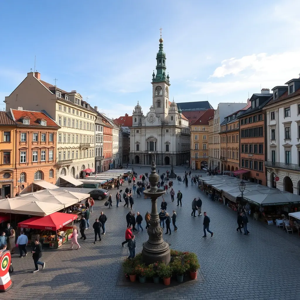 Náměstí Jiřího z Poděbrad: Tajemství Prahy 3