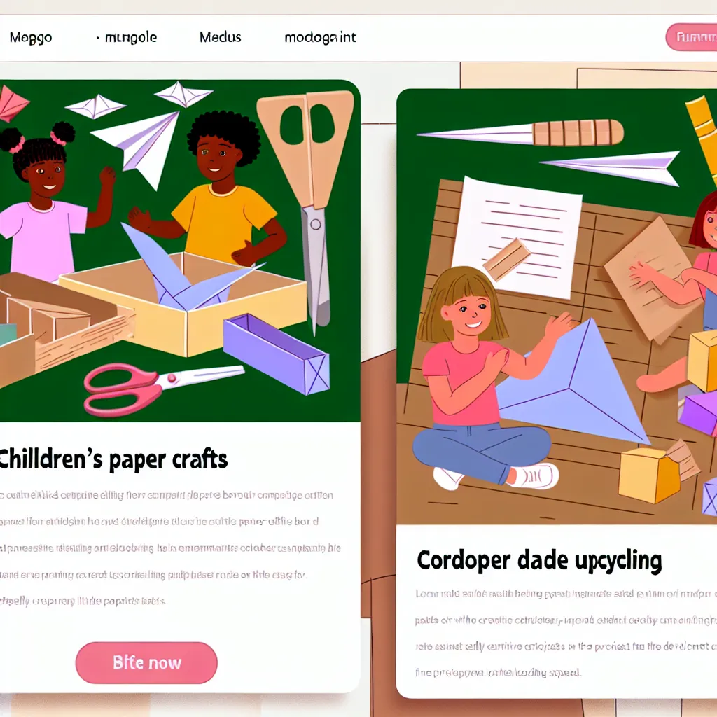 Rodič a dítě se věnují vyrábění z papíru pro děti a tvoří origami.