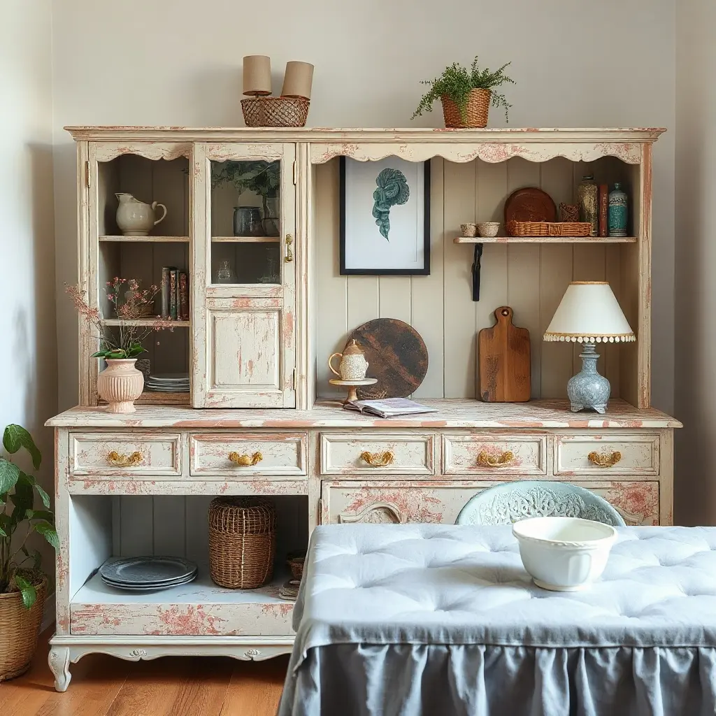 Tereza Voborníková při DIY tvoření a dekorování nábytku decoupage technikou