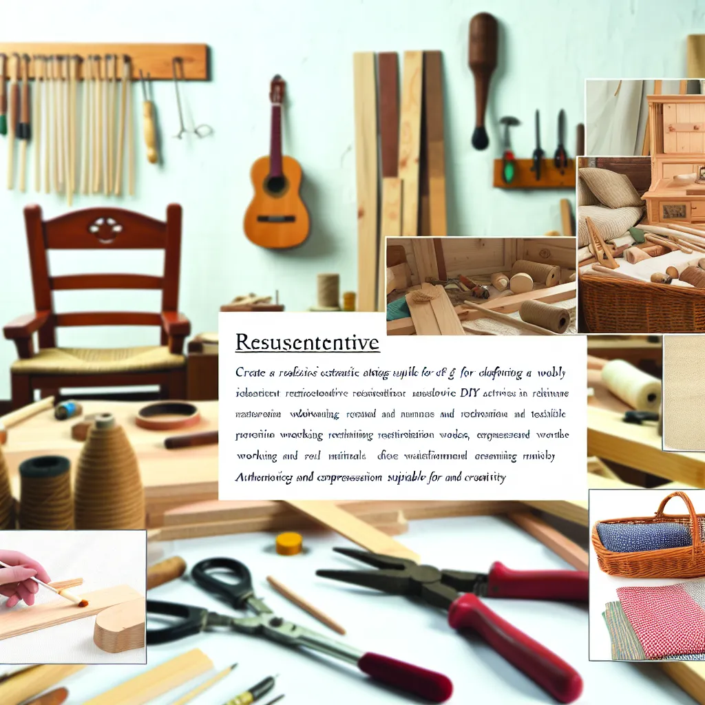 Útulná domácí dílna s nářadím pro ruční práce a rozpracovanými projekty