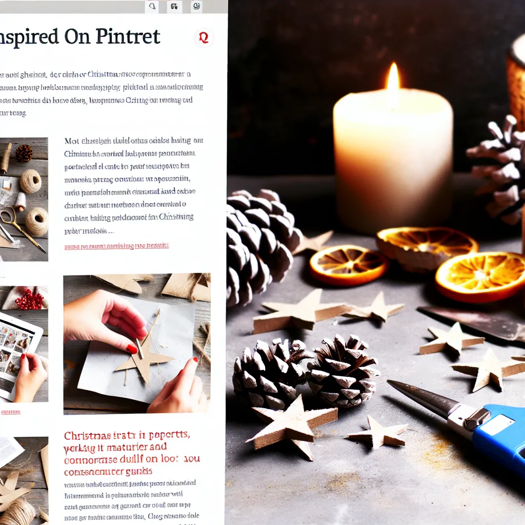 Vánoční tvoření Pinterest: 5 hitů, co zvládnete!