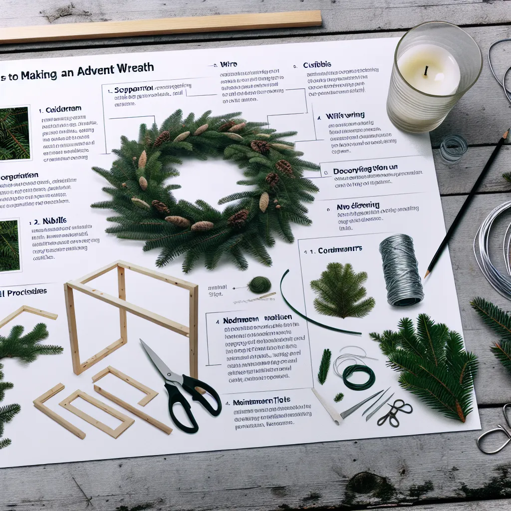 Výroba adventního věnce: Tajemství profíků