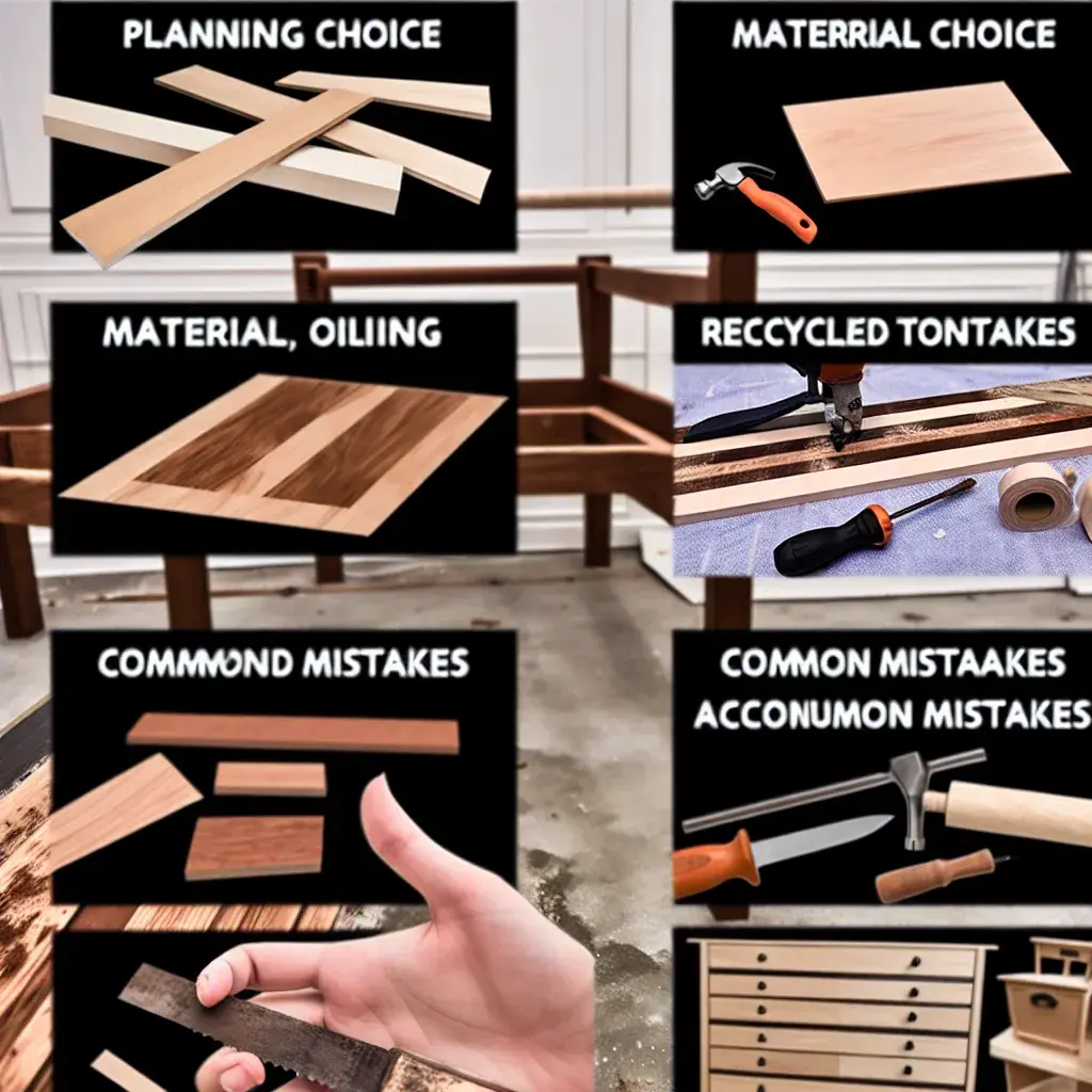 Vyrobte si nábytek snů: 3 chyby, kterým se vyhnout!