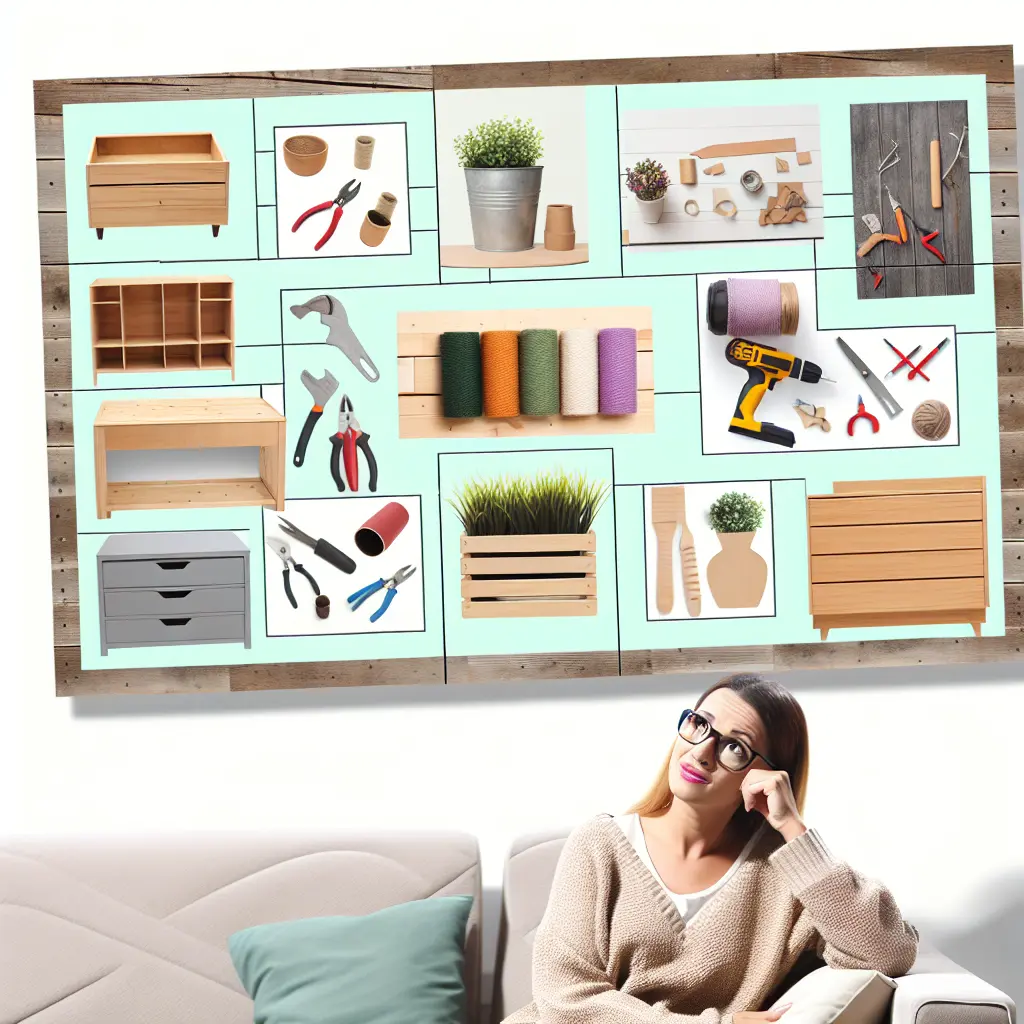 Žena renovující starou dřevěnou židli technikou broušení a patinování, symbolizující upcyklaci nábytku pro domov.