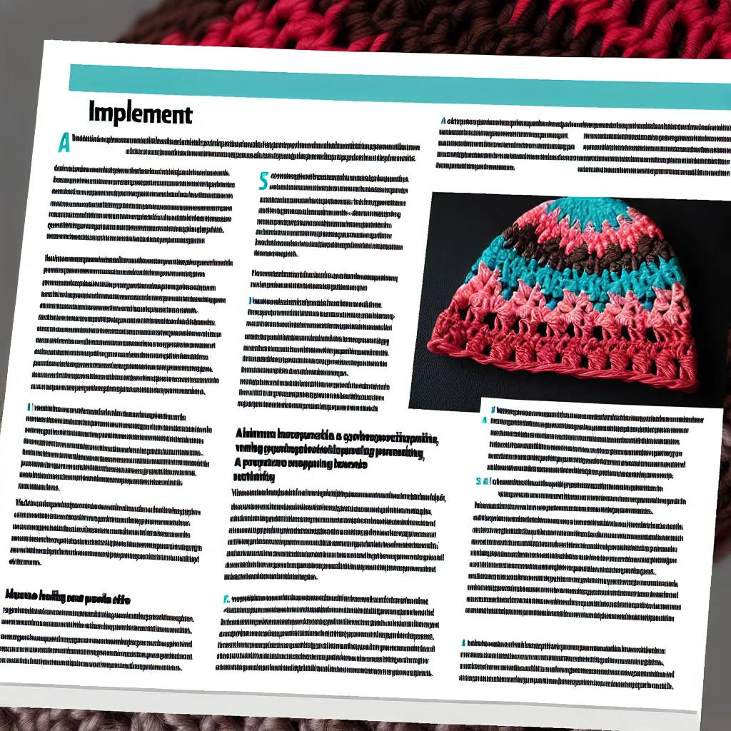 Zátiší s vlnou, háčkem a rozpracovanou čepicí ve stylu krampolinka